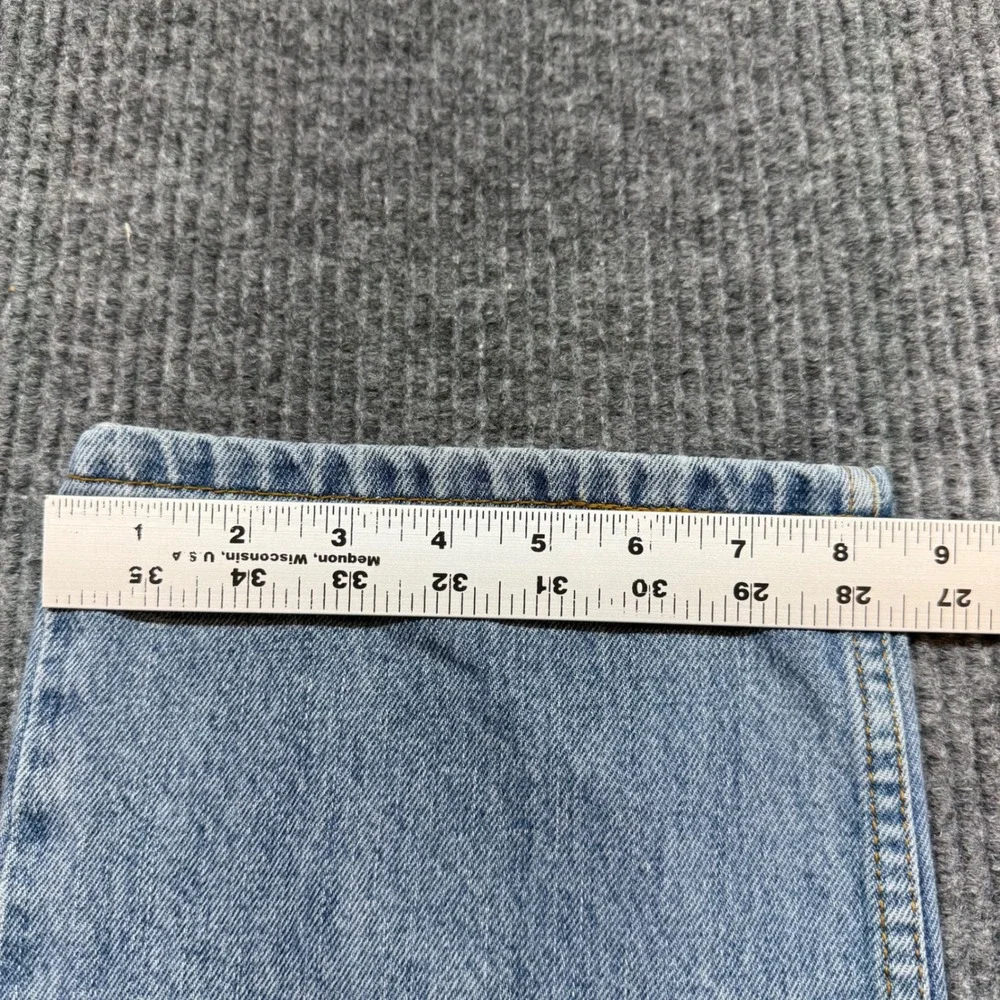 Levi's 505 38x30 Regular‎ Fit Straight Leg Jeans Light Wash Classic Denim